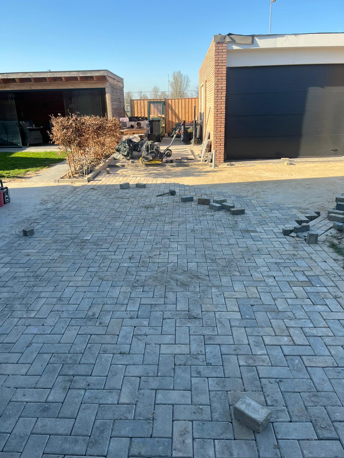 Bestrating tuin